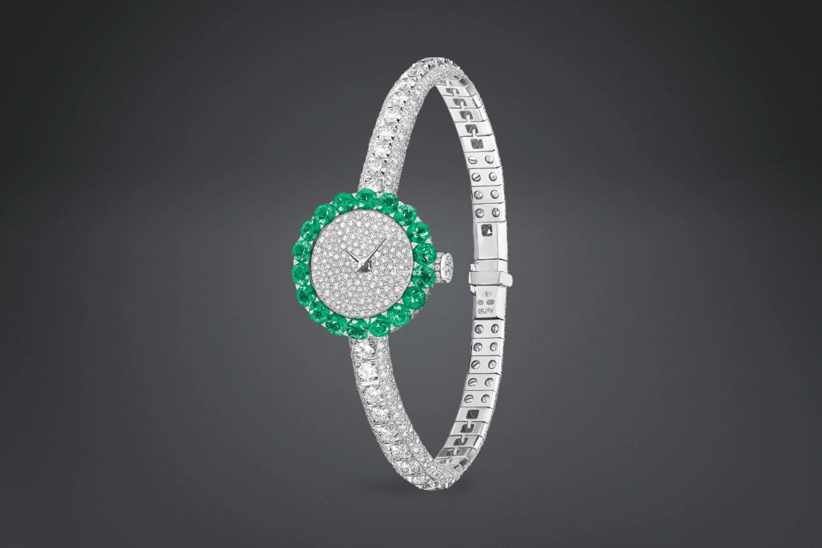 Dior,High Timepieces 21mm,21mm,White Gold,Silver,Quartz,Sapphire,Crystal Glass,Round,CD040169M001 0000