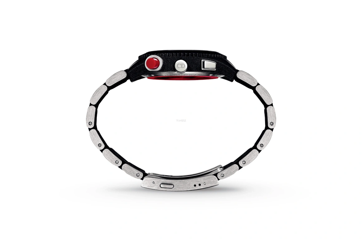 Dior,Other 41mm,41mm,Stainless Steel,Rubber,Black,Automatic,Chronograph,Day,CD084841R001 0000