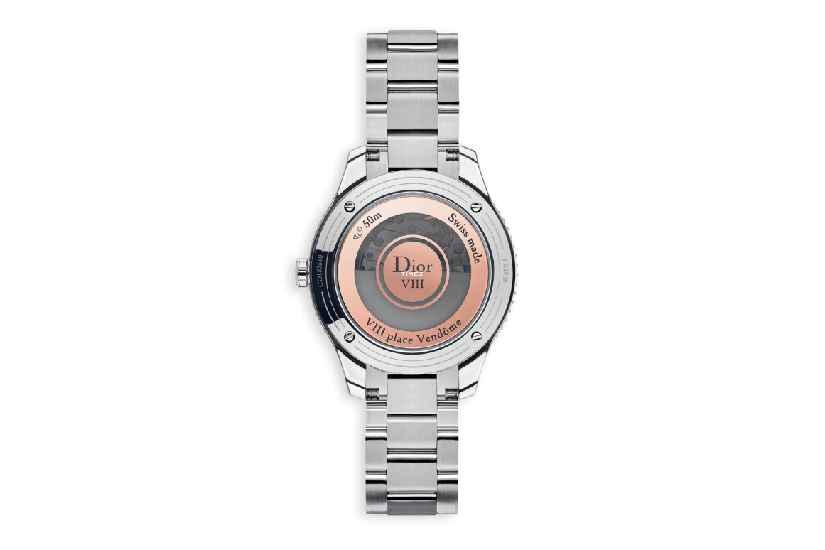 Dior,Other 32mm,32mm,Stainless Steel,Gold,Automatic,Sapphire,Round,CD152510M002 0000