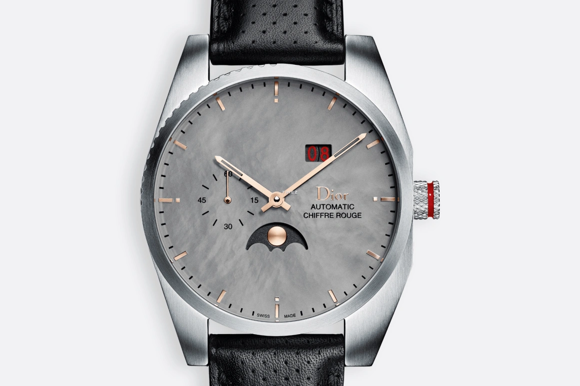 Dior,Other 38mm,38mm,Stainless Steel,Grey,Automatic,Moonphase,Day,CD084C11A003 0000