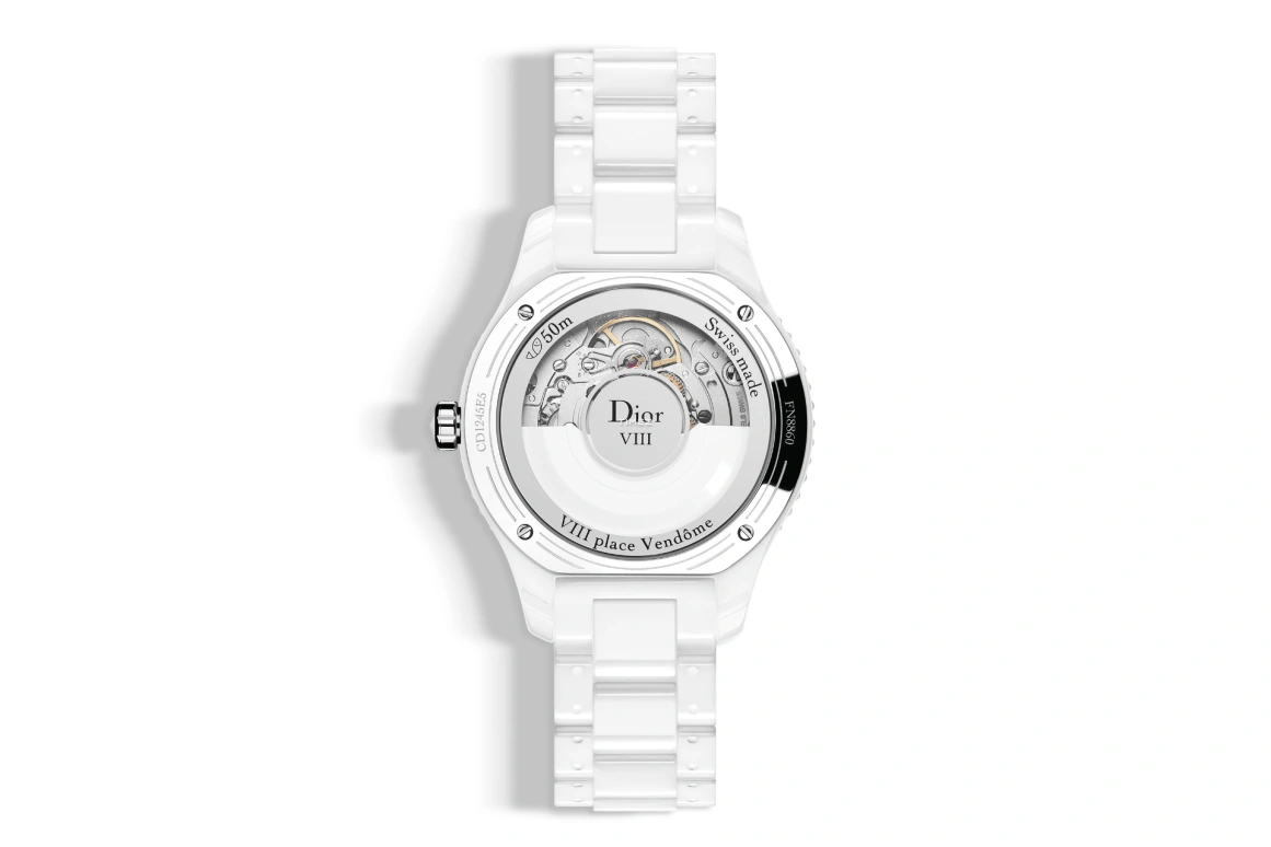 Dior,Other 38mm,38mm,Ceramic,White,Automatic,Sapphire,Crystal Glass,CD1245E5C001 0000