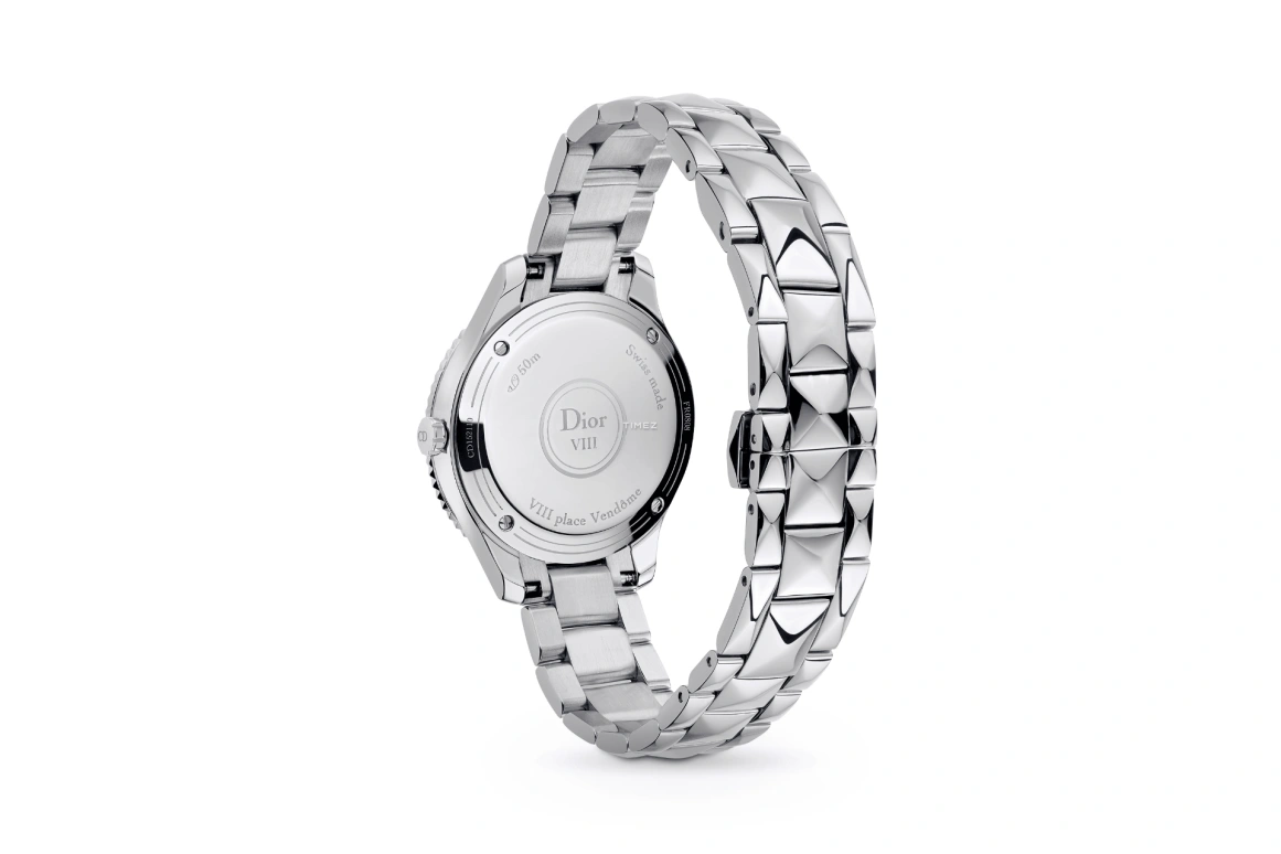 Dior,Other 32mm,32mm,Stainless Steel,Silver White,Quartz,Sapphire,Round,CD152110M004 0000