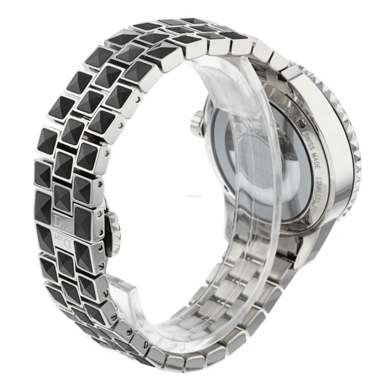 Dior,Other 33mm,33mm,Stainless Steel,Black,Automatic,Day,Sapphire,Crystal Glass,CD113511M001