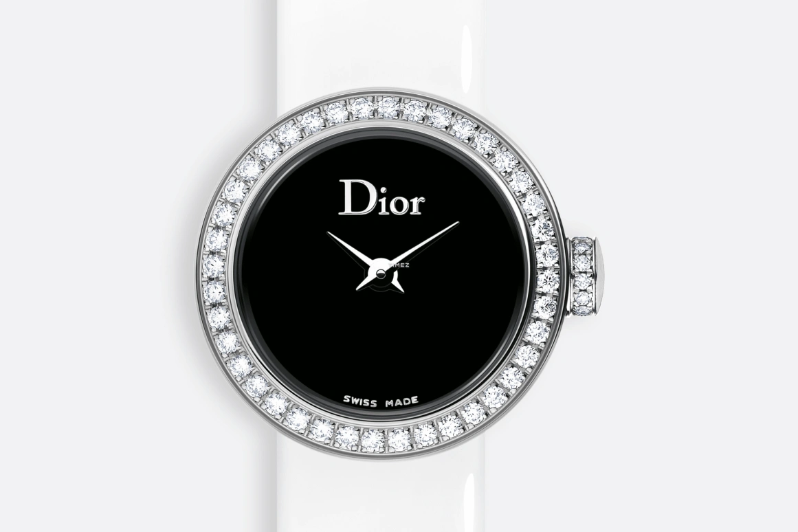 Dior,La D de Dior 19mm,19mm,Stainless Steel,Black,Quartz,Sapphire,Round,CD040110A020 0000