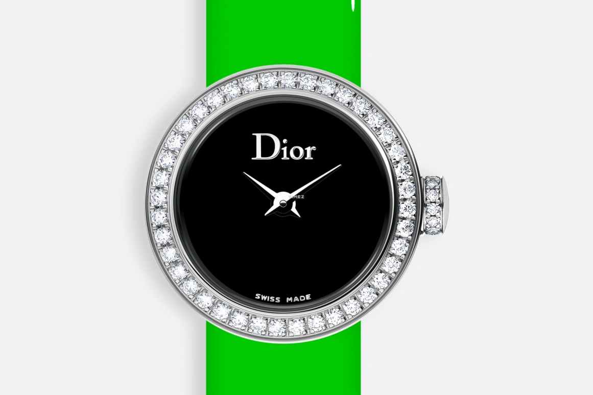 Dior,La mini D de Dior 19mm,19mm,Stainless Steel,Black,Quartz,Sapphire,Round,CD040110A019 0000