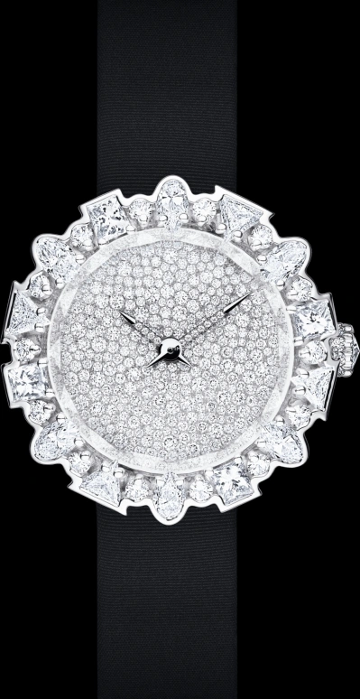 Dior,High Timepieces 27mm,27mm,White Gold,Silver,Quartz,Sapphire,Crystal Glass,Round,CD04116X1001