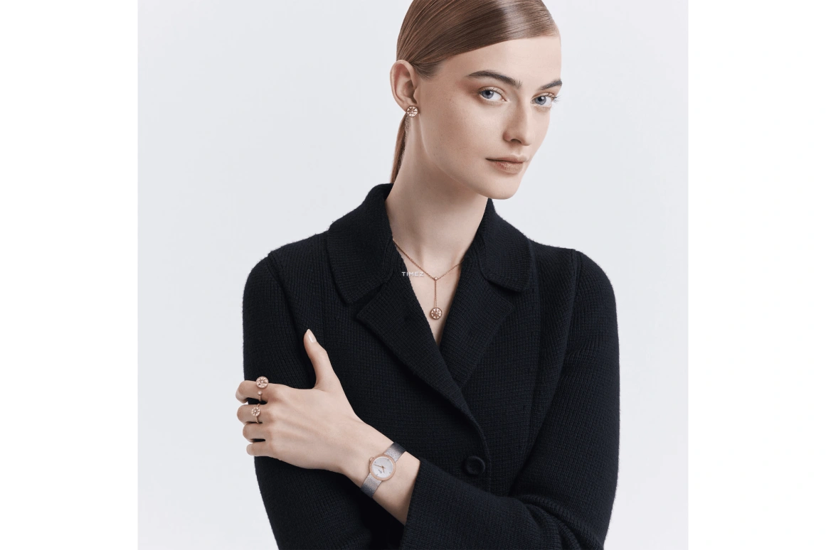 Dior,Dior Grand Bal 25mm,25mm,Stainless Steel,Yellow Gold,White,Automatic,Sapphire,Crystal Glass,Round,CD047123M001