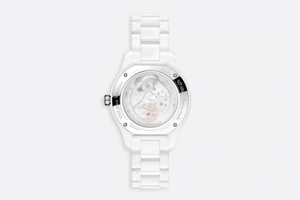 Dior,Other 38mm,38mm,Ceramic,White,Automatic,Sapphire,Crystal Glass,Round,CD124BE4C001 0000
