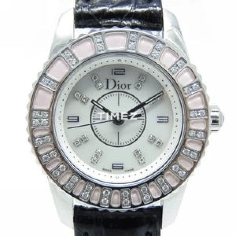 Dior,Other 28mm,28mm,Stainless Steel,Silver,Grey,Quartz,Sapphire,Crystal Glass,Round,CD112111A003
