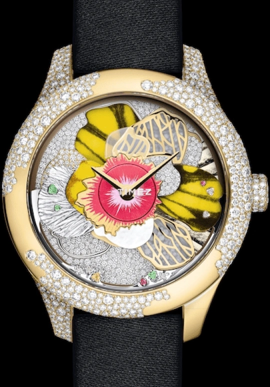Dior,High Timepieces 36mm,36mm,Yellow Gold,Multi-Color,Automatic,Sapphire,Crystal Glass,Round,CD153B5ZA015