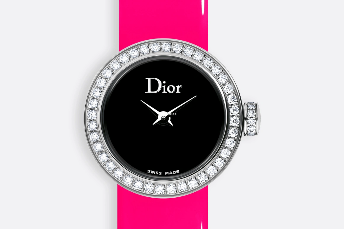 Dior,La mini D de Dior 19mm,19mm,Stainless Steel,Black,Quartz,Sapphire,Round,CD040110A011 0000