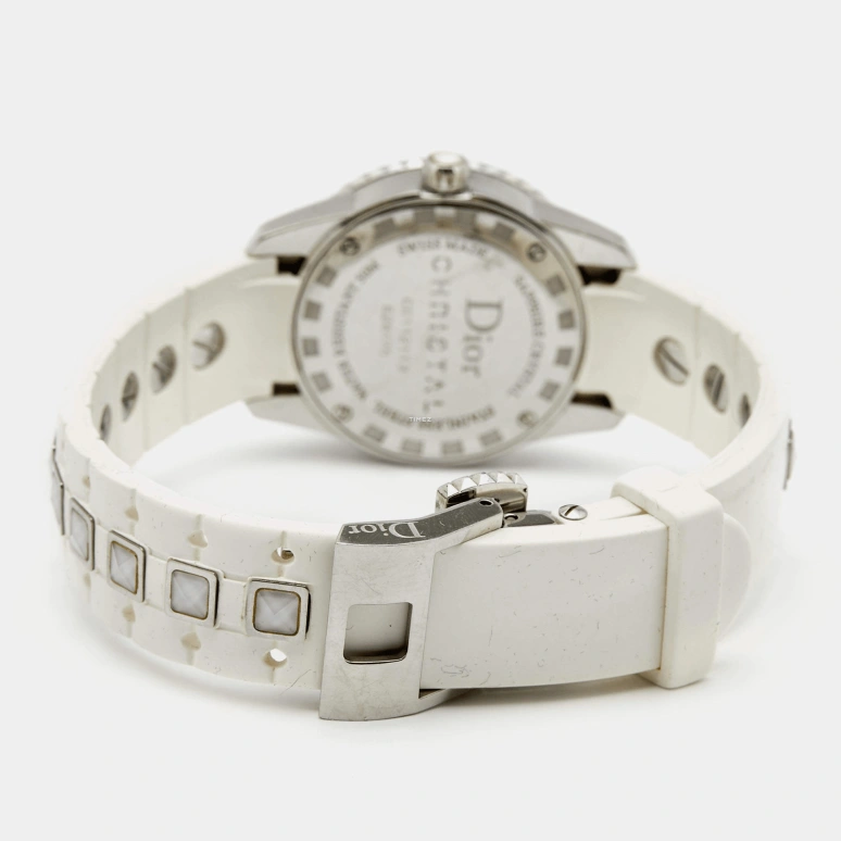 Dior,Other 28mm,28mm,Stainless Steel,White,Quartz,Sapphire,Crystal Glass,Round,CD112113R001