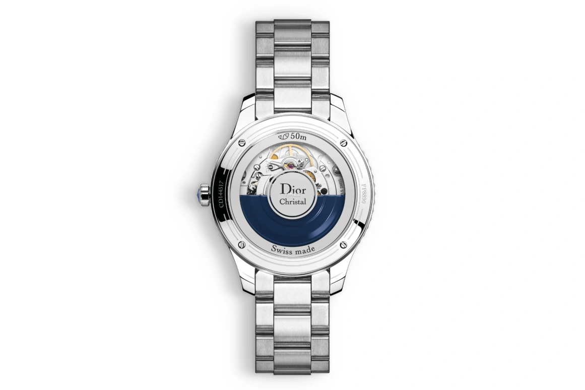 Dior,Other 38mm,38mm,Stainless Steel,Blue,Automatic,Sapphire,Round,CD144517M001 0000