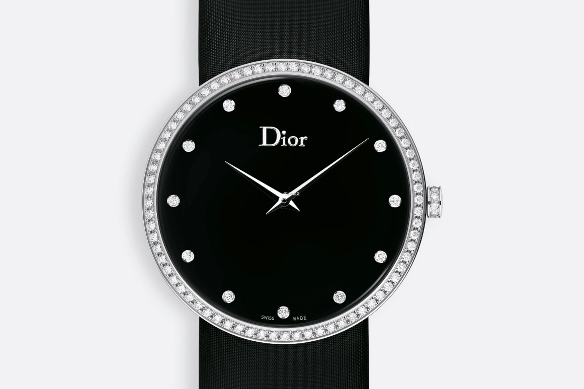 Dior,La D de Dior 38mm,38mm,Stainless Steel,Black,Quartz,Sapphire,Round,CD043114A002 0000