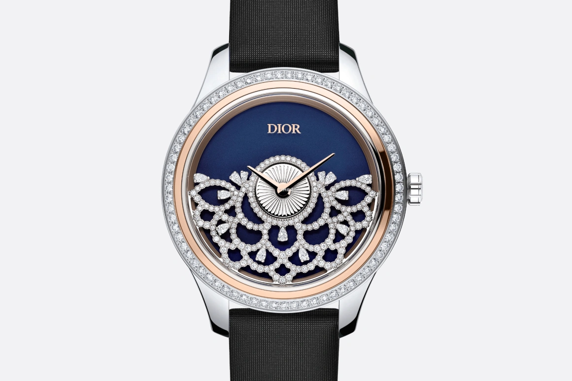 Dior,Dior Grand Bal 36mm,36mm,Stainless Steel,Blue,Automatic,Sapphire,Crystal Glass,Round,CD153B2X1232