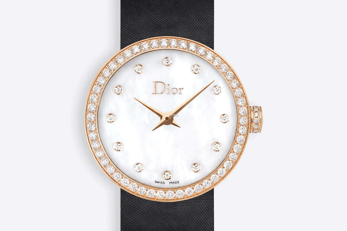 Dior,Other 25mm,25mm,Rose Gold,White,Quartz,Sapphire,Round,CD047170A001 0000