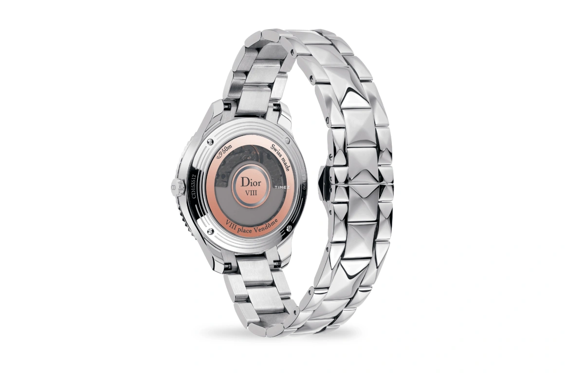 Dior,Other 36mm,36mm,Stainless Steel,Blue,Automatic,Sapphire,Crystal Glass,Round,CD153510M001 0000