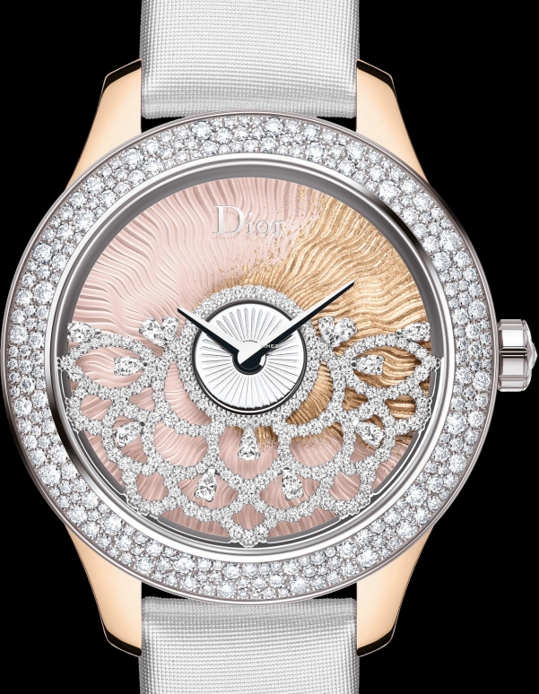Dior,High Timepieces 36mm,36mm,Yellow Gold,White Gold,Pink,Automatic,Sapphire,Round,CD153BI3A001