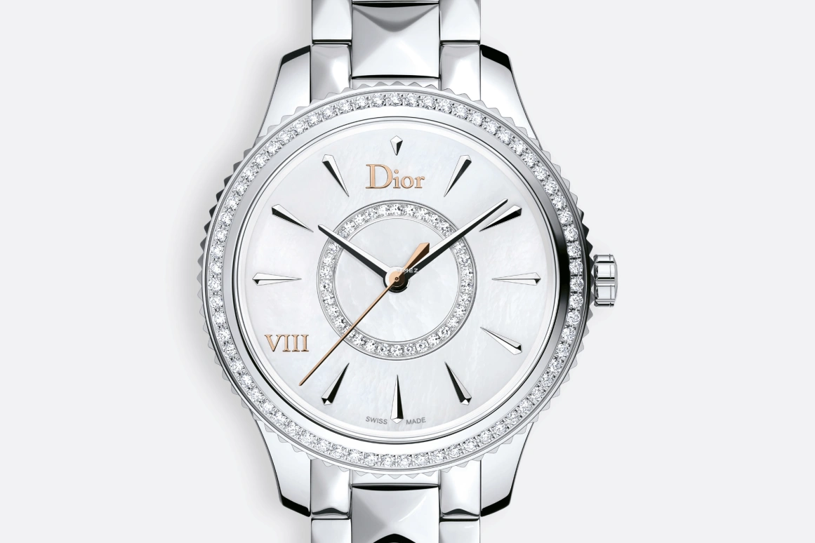 Dior,Other 32mm,32mm,Stainless Steel,Silver White,Quartz,Sapphire,Round,CD152111M001 0000