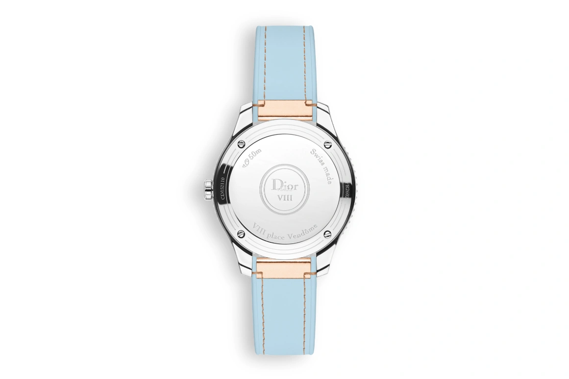 Dior,Other 32mm,32mm,Stainless Steel,Pearl,Green,Quartz,Sapphire,Round,CD152110A003 0000