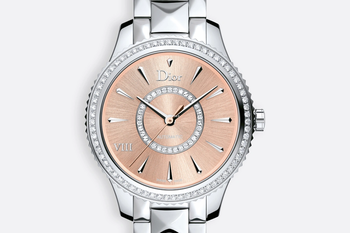 Dior,Other 32mm,32mm,Stainless Steel,Gold,Automatic,Sapphire,Round,CD152510M002 0000