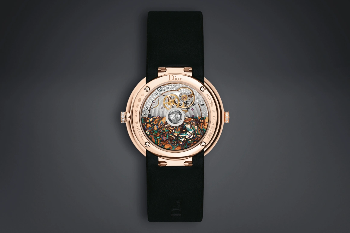 Dior,La D de Dior 38mm,38mm,Rose Gold,Multi-Color,Automatic,Sapphire,Crystal Glass,Round,CD043570A001 0000