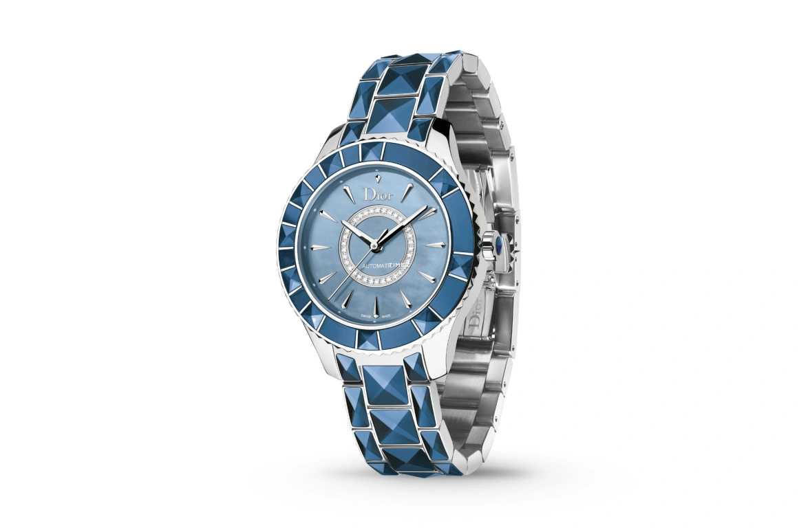 Dior,Other 38mm,38mm,Stainless Steel,Blue,Automatic,Sapphire,Round,CD144517M001 0000