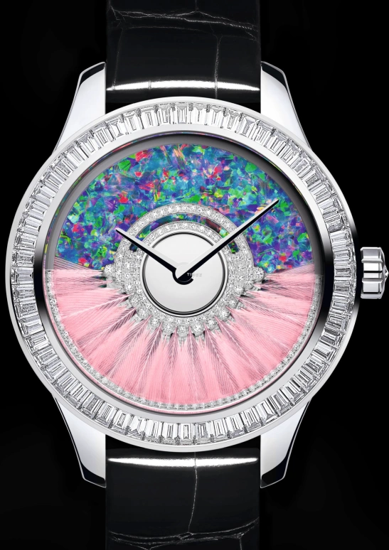 Dior,High Timepieces 36mm,36mm,White Gold,Pink,Automatic,Sapphire,Round,CD153B6X1146