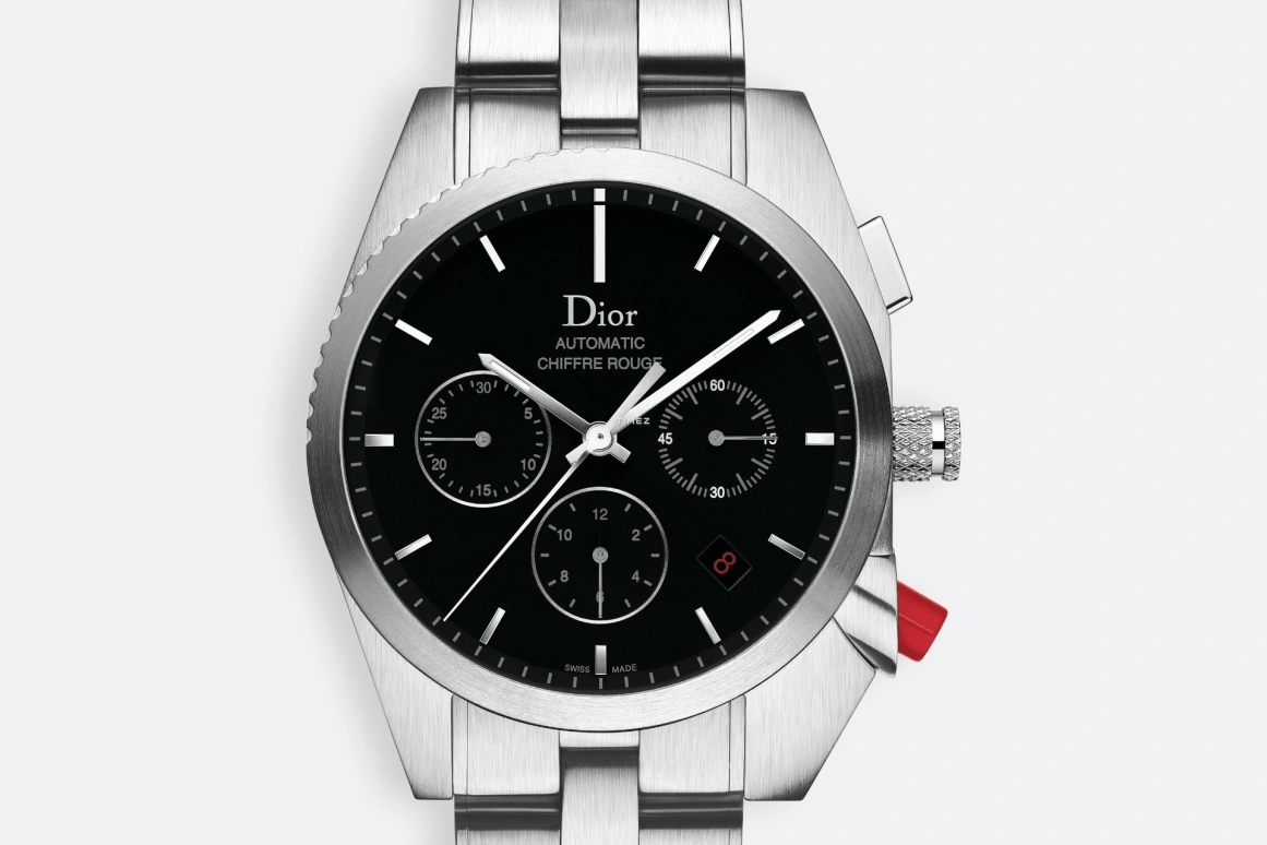 Dior,Other 38mm,38mm,Stainless Steel,Black,Automatic,Chronograph,Day,CD084610M002 0000