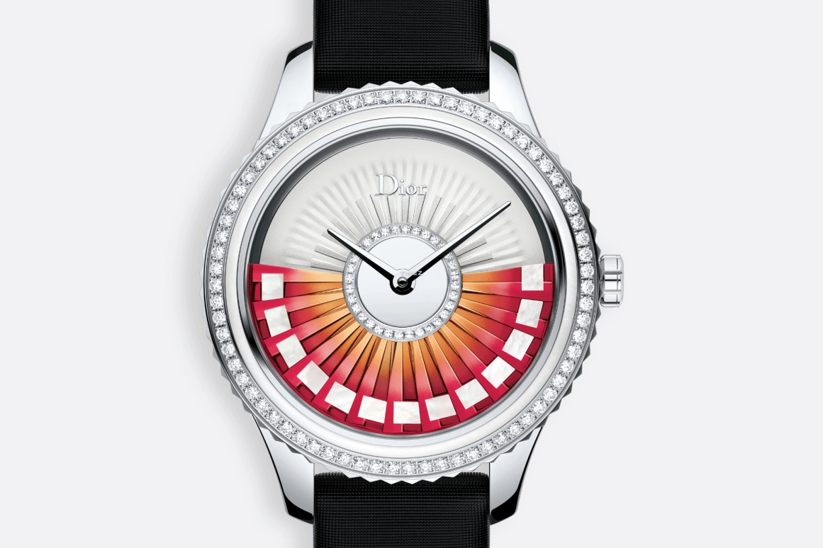 Dior,Dior Grand Bal 36mm,36mm,Stainless Steel,Stainless Steel,Pearl,Silver,Automatic,Sapphire,Round,CD153B10M004 0000