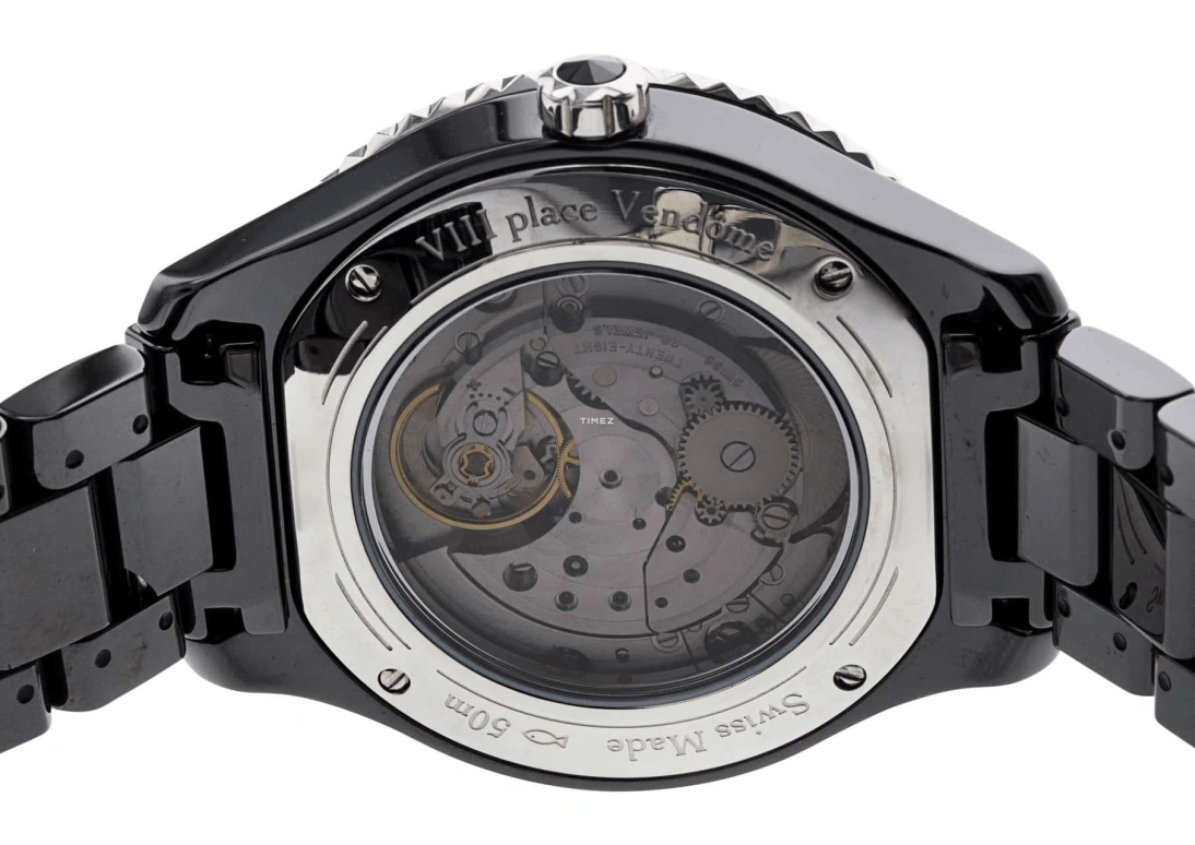 Dior,Other 38mm,38mm,Ceramic,Black,White,Automatic,Sapphire,Crystal Glass,Round,CD124BE3C002