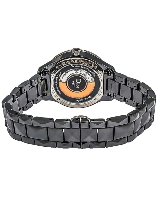 Dior,Other 33mm,33mm,Ceramic,Black,Automatic,Sapphire,Crystal Glass,Round,CD1235F3C001