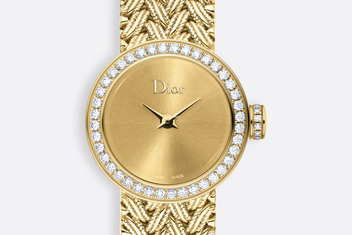 Dior,La D de Dior 19mm,19mm,Yellow Gold,Gold,Quartz,Sapphire,Round,CD040150M002 0000