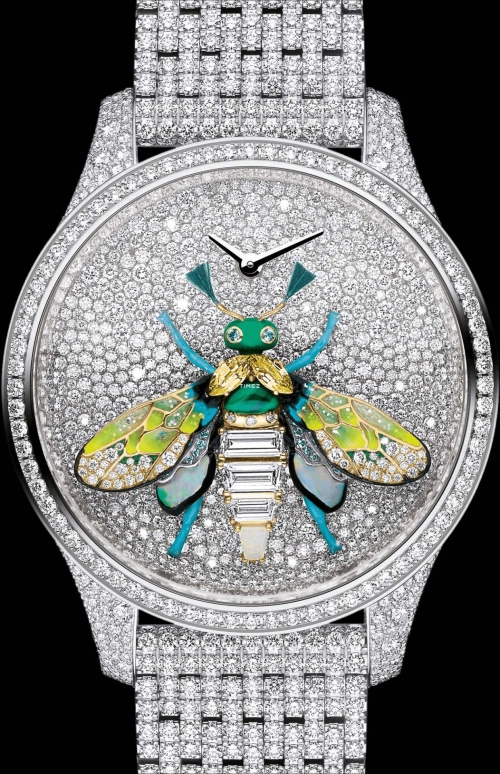 Dior,High Timepieces 36mm,36mm,White Gold,Silver,Quartz,Sapphire,Snow Setting,Setting,Diamonds,CD13316X1116
