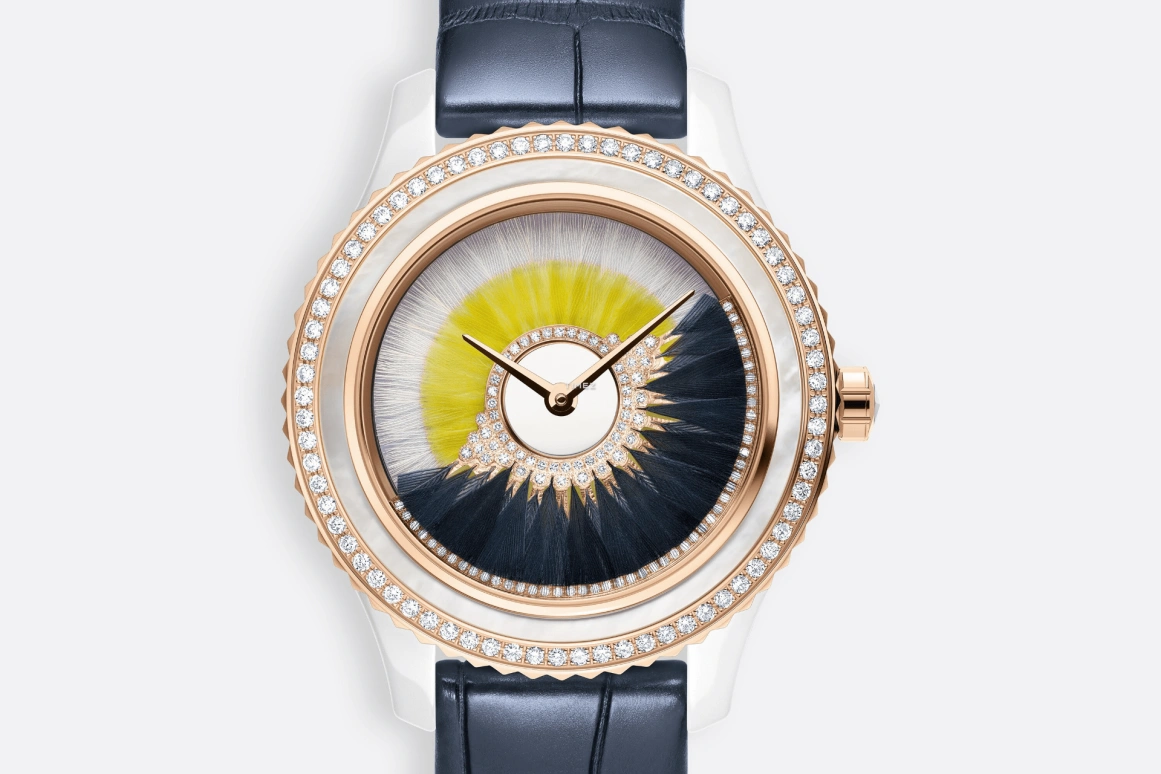 Dior,Dior Grand Bal 38mm,38mm,Rose Gold,Ceramic,Pearl,Multi-Color,Automatic,Sapphire,Round,CD124BH5A002 0000