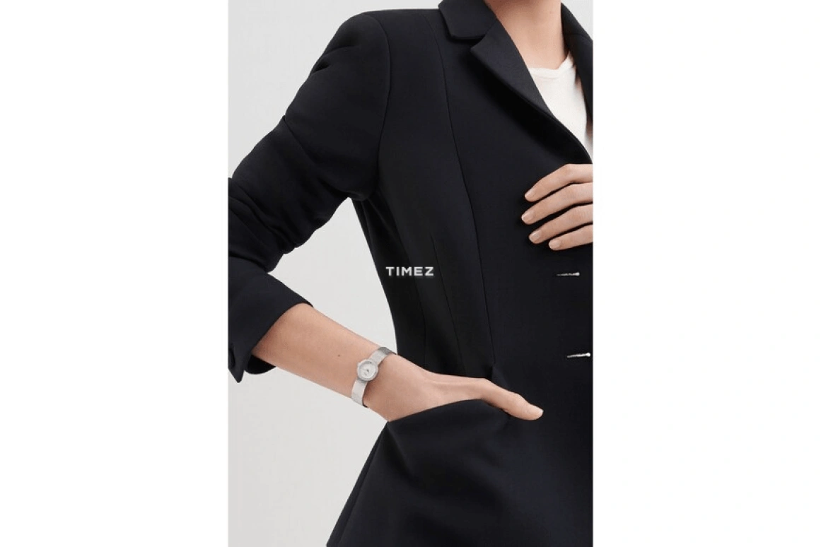 Dior,La D de Dior 19mm,19mm,Stainless Steel,White,Quartz,Sapphire,Round,CD040110M001