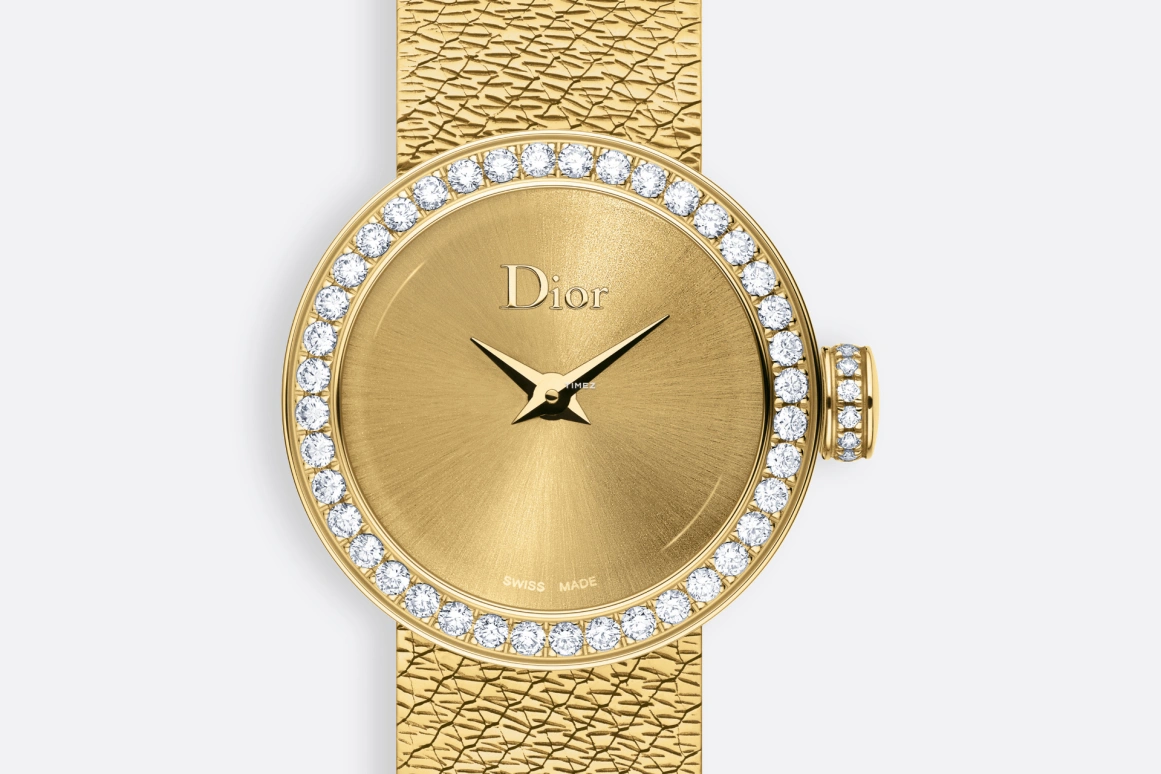 Dior,La D de Dior 19mm,19mm,Yellow Gold,Gold,Quartz,Sapphire,Round,CD040150M001 0000