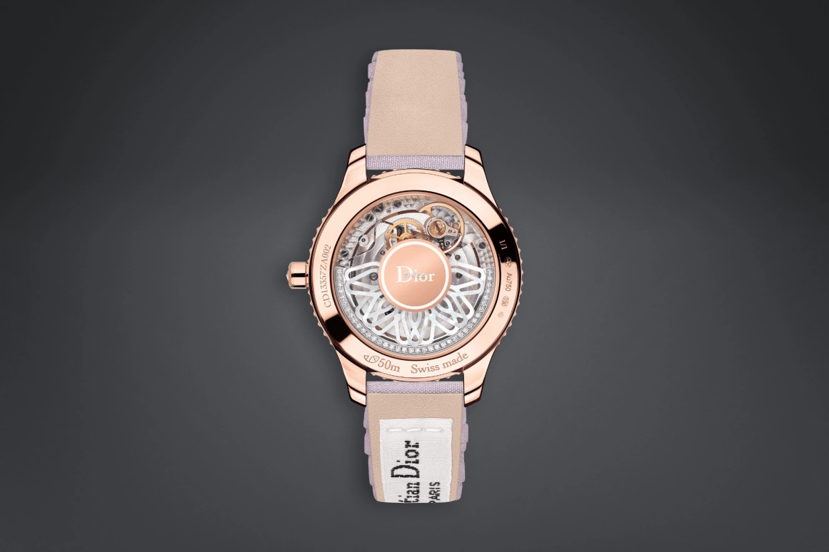 Dior,High Timepieces 33mm,33mm,Rose Gold,Purple,Automatic,Sapphire,Crystal Glass,Round,CD13357ZA002 0000