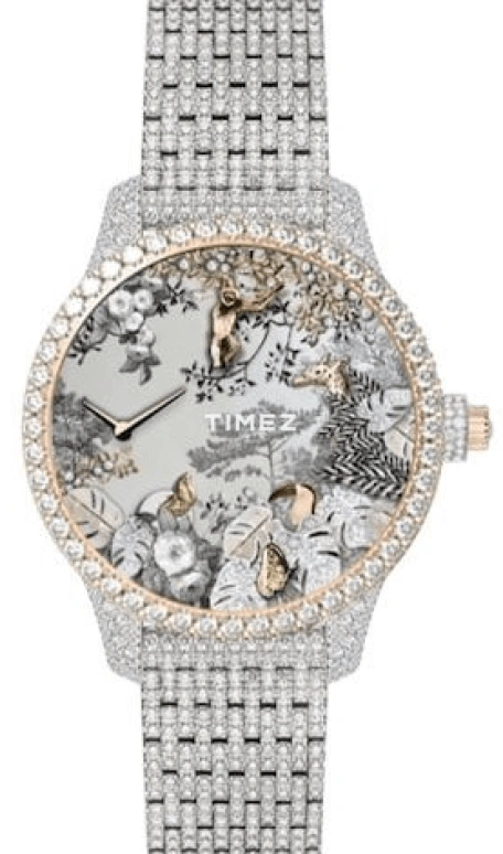 Dior,Dior Grand Soir 38mm,38mm,White Gold,Silver,Multi-Color,Quartz,Sapphire,Crystal Glass,Round,CD1331KX1279