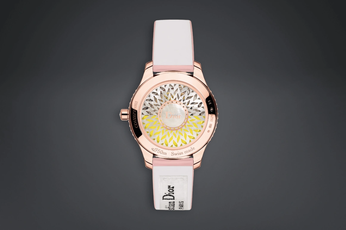 Dior,High Timepieces 33mm,33mm,Rose Gold,White,Automatic,Sapphire,Crystal Glass,Round,CD13357ZA003 0000