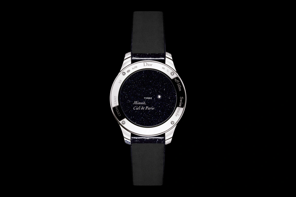 Dior,High Timepieces 36mm,36mm,White Gold,Black,Quartz,Sapphire,Crystal Glass,Round,CD13416ZA017 0000