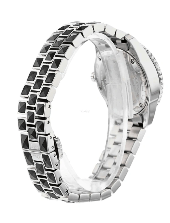 Dior,Other 28mm,28mm,Stainless Steel,Black,Quartz,Sapphire,Crystal Glass,Round,CD112119M001