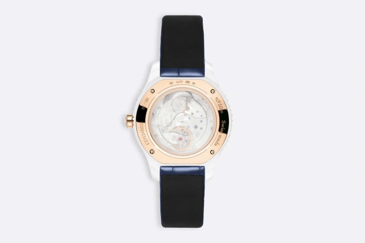 Dior,Dior Grand Bal 38mm,38mm,Rose Gold,Ceramic,Pearl,Multi-Color,Automatic,Sapphire,Round,CD124BH5A002 0000