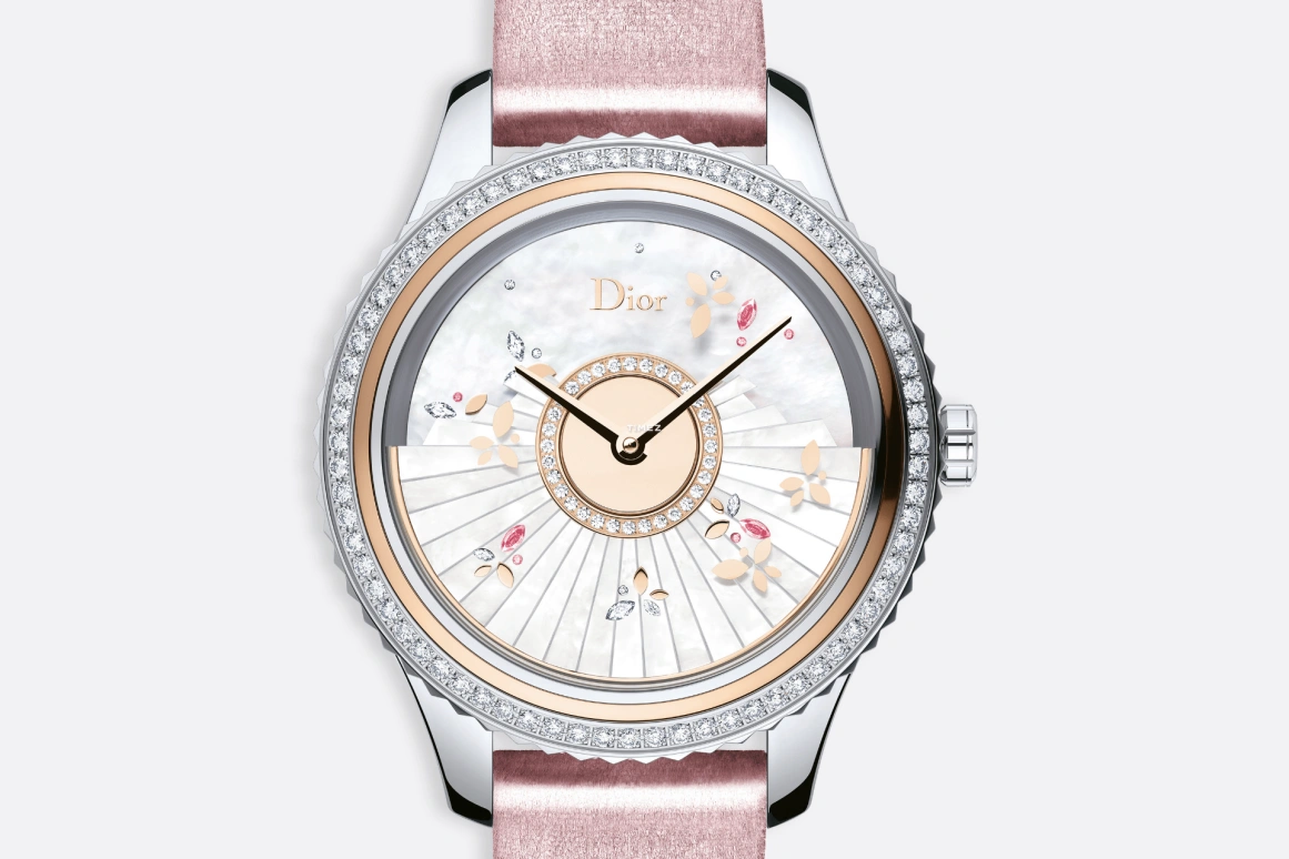 Dior,Dior Grand Bal 36mm,36mm,Stainless Steel,Stainless Steel,Rose Gold,White,Automatic,Sapphire,Round,CD153B28A001 0000