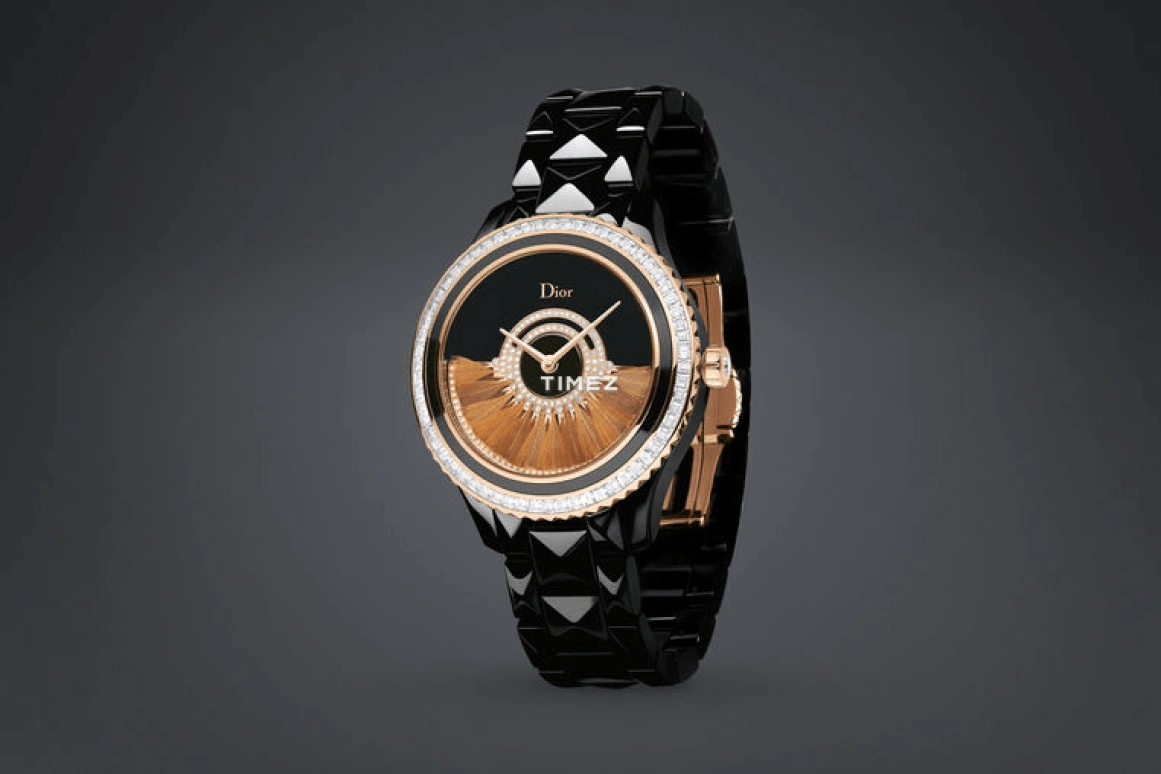 Dior,Dior Grand Bal 38mm,38mm,Rose Gold,Ceramic,Black,Automatic,Sapphire,Crystal Glass,Round,CD124BH2C001 0000