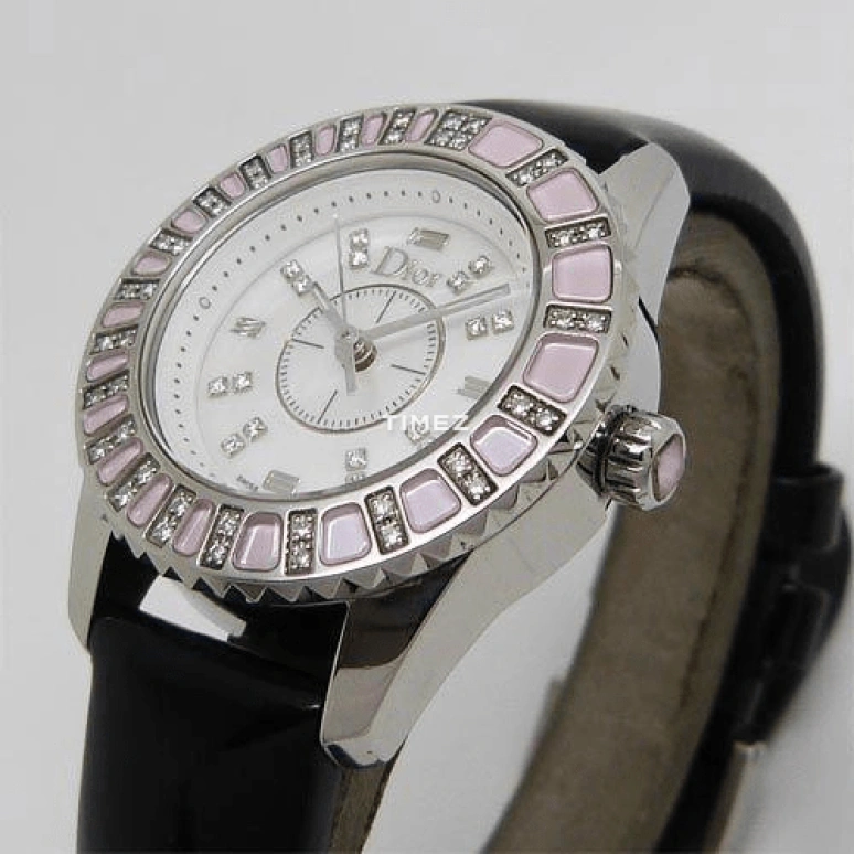 Dior,Other 28mm,28mm,Stainless Steel,Silver,Grey,Quartz,Sapphire,Crystal Glass,Round,CD112111A003