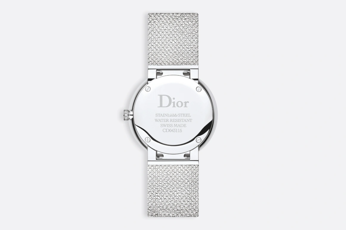 Dior,La D de Dior 36mm,36mm,Stainless Steel,White,Quartz,Sapphire,Round,CD043115M001 0000