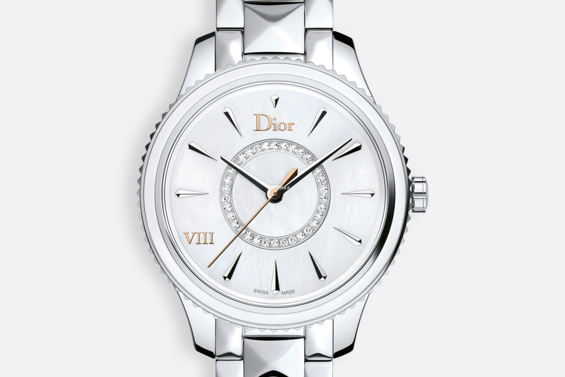Dior,Other 32mm,32mm,Stainless Steel,Silver White,Quartz,Sapphire,Round,CD152110M004 0000