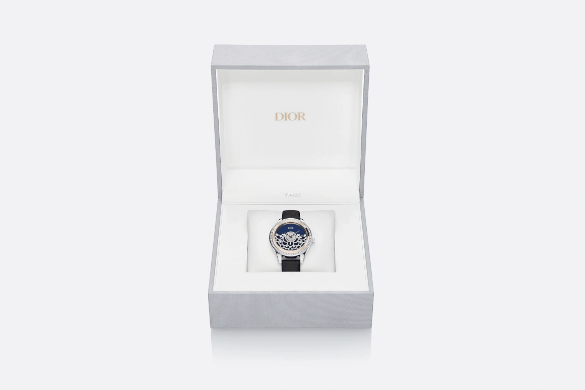 Dior,Dior Grand Bal 36mm,36mm,Stainless Steel,Blue,Automatic,Sapphire,Crystal Glass,Round,CD153B2X1232