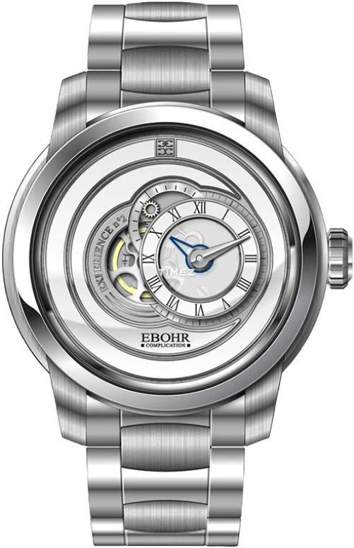 Ebohr,Explorer 43mm,43mm,Stainless Steel,White,Automatic,Sapphire,Glass,Round,60190314